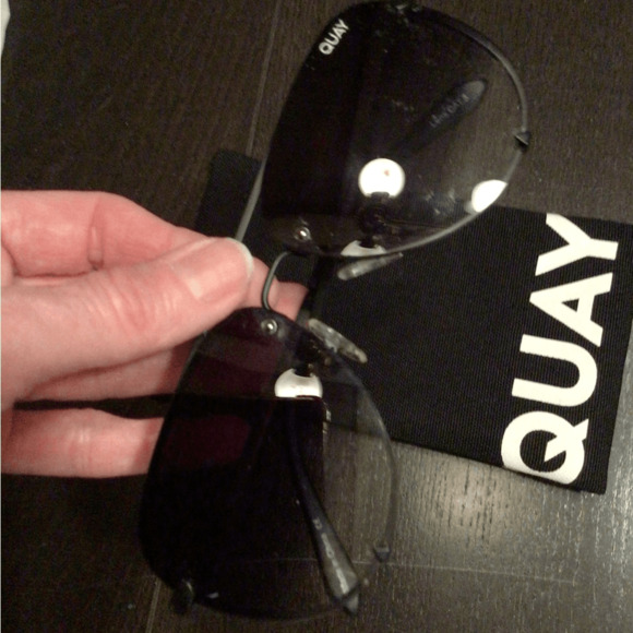 NEW! Rare Quay high key rimless sunglasses main image 7